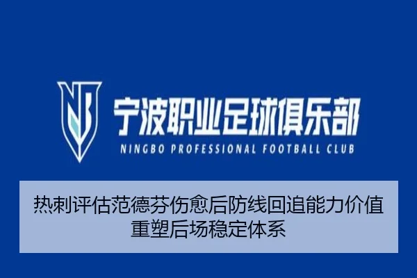 热刺评估范德芬伤愈后防线回追能力价值重塑后场稳定体系
